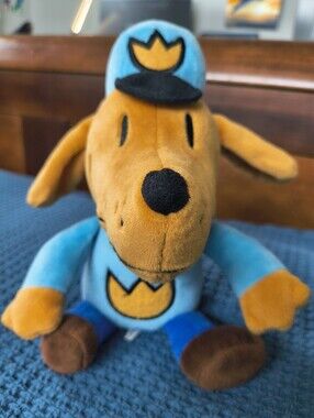 Dog Man Crime Fighting Plush Dav Pikey 9" Soft Stuffed Policeman Doll Toy